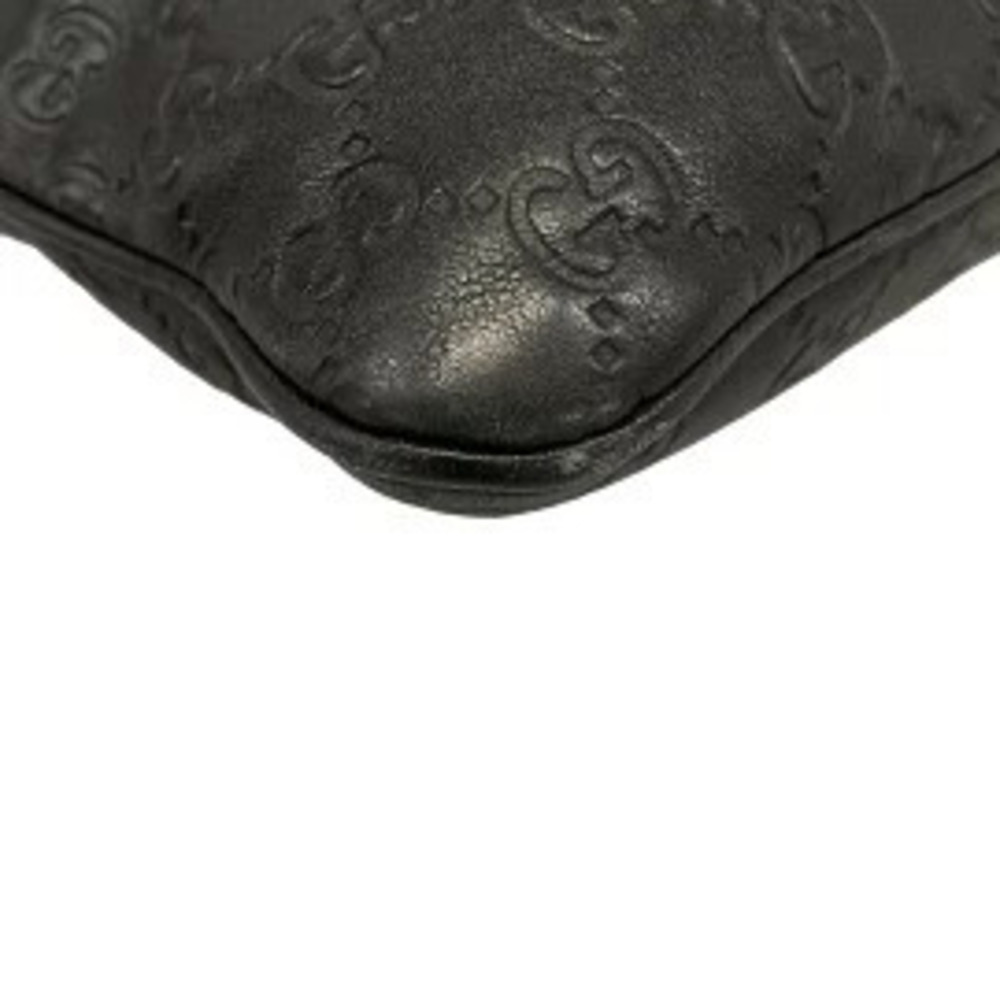 Gucci Shima Shoulder Bag Black Leather - Picture 5 of 5